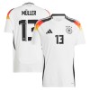 Maillot de Supporter Allemagne Muller 13 Domicile Euro 2024 Pour Homme